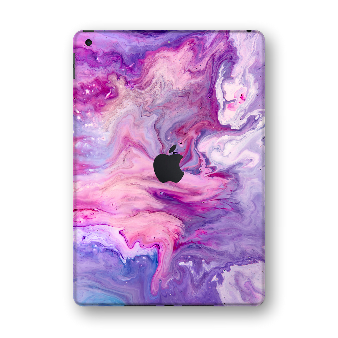 iPad 10.2" (7th Gen, 2019) SIGNATURE Abstract PURPLE Paint Skin Wrap Sticker Decal Cover Protector by EasySkinz