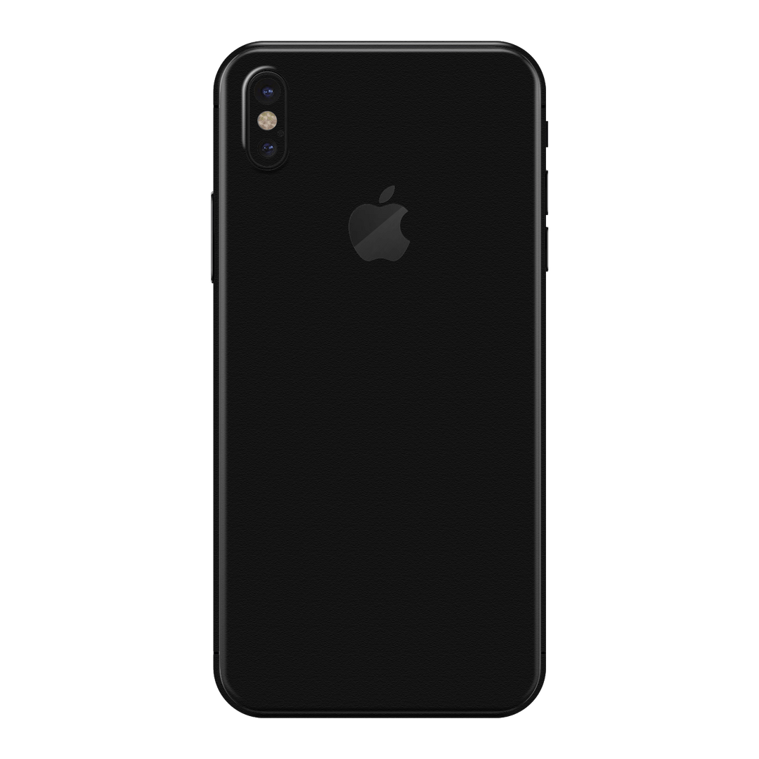 iPhone X Luxuria Raven Black 3D Textured Skin Wrap Sticker Decal Cover Protector by EasySkinz