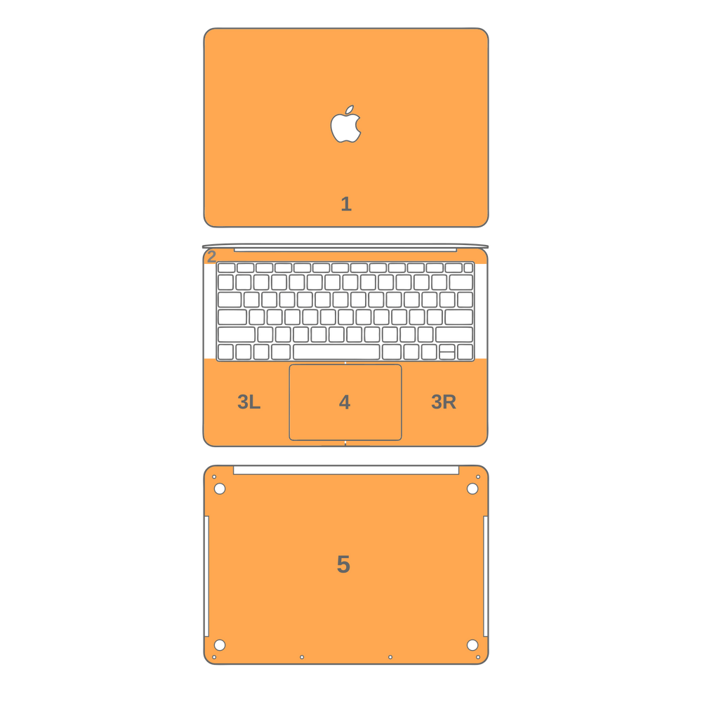 MacBook Pro 13" (2019) GLOSSY Racing Red Metallic Skin